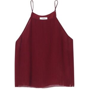 Wilfred Aritzia 100% Silk Tank Top Sz M